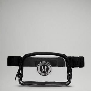 Lululemon clear belt bags